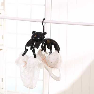 Tendedero para Ropa Forma Gatito + 10 Ganchos